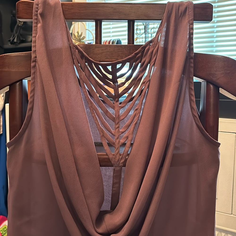 Dress tank plum color size M